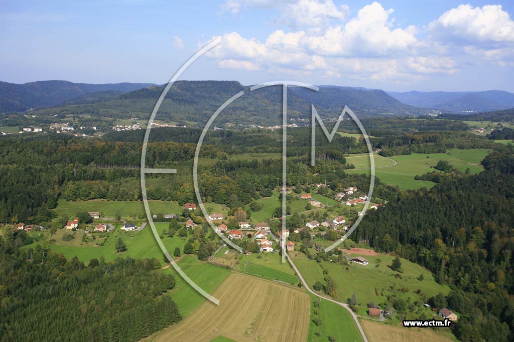 Photo arienne de Moyenmoutier (Le Grand Himbaumont)