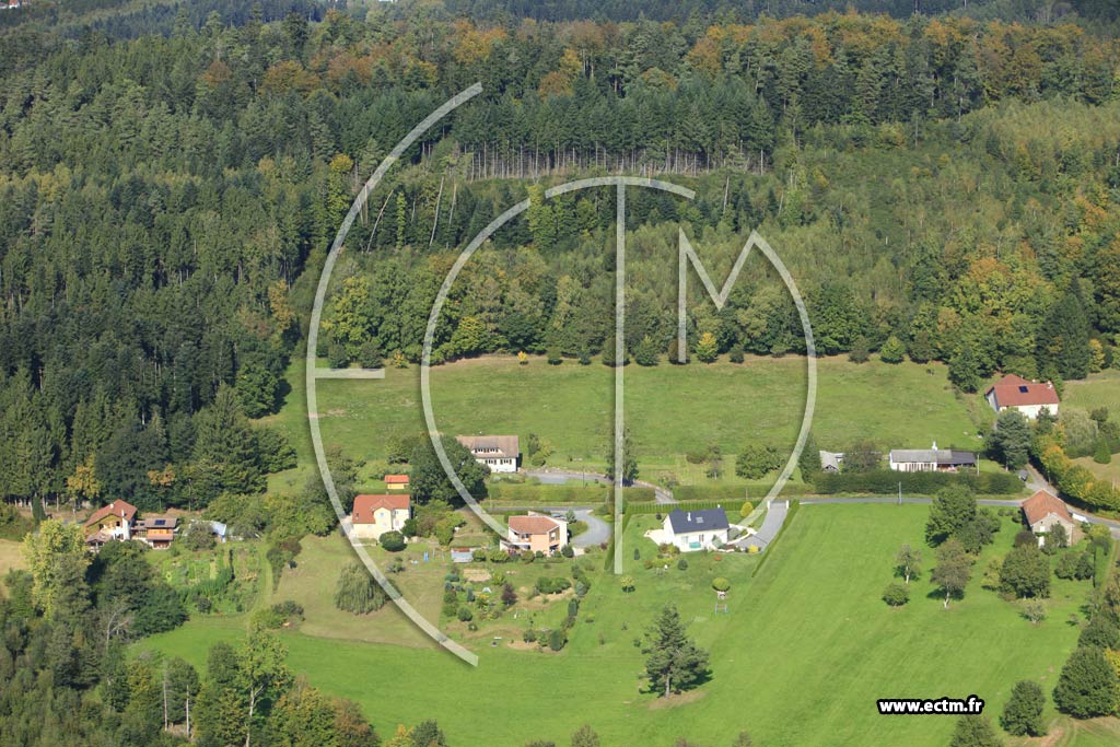Photo arienne de Moyenmoutier (Le Grand Himbaumont)