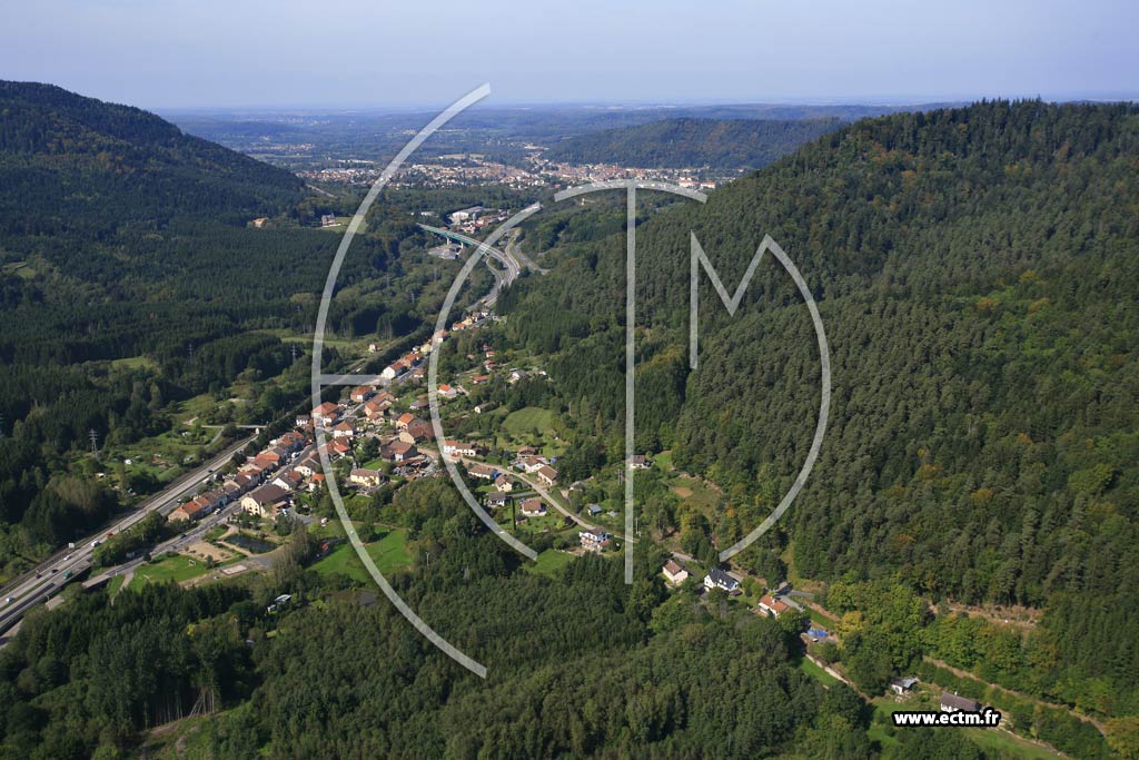 Photo arienne de Moyenmoutier (Saint-Blaise)