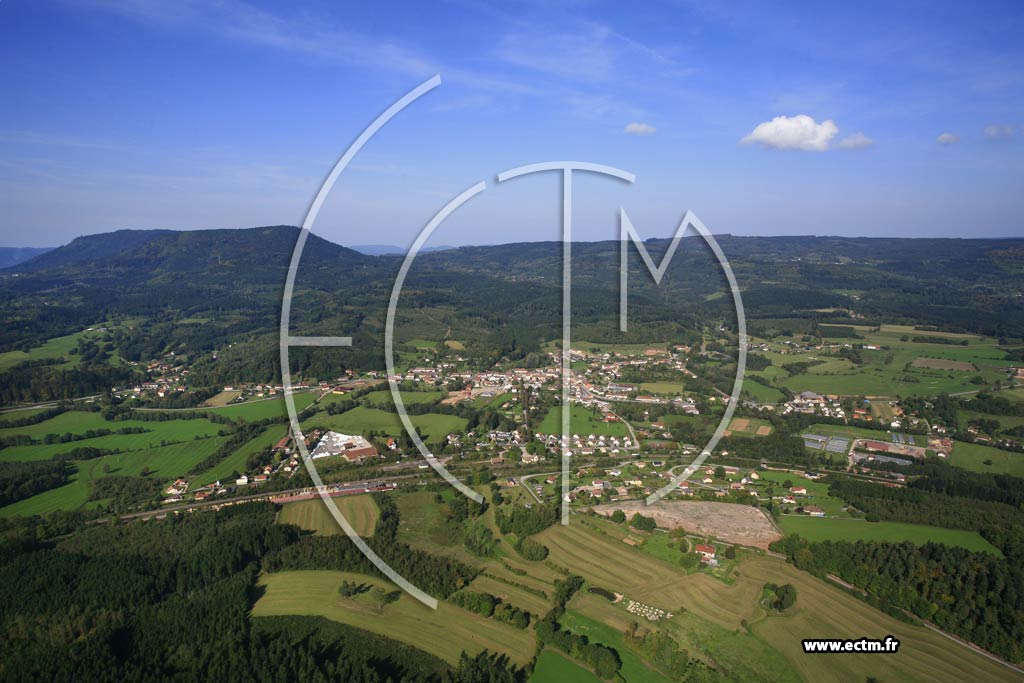 Photo arienne de Provenchres-sur-Fave