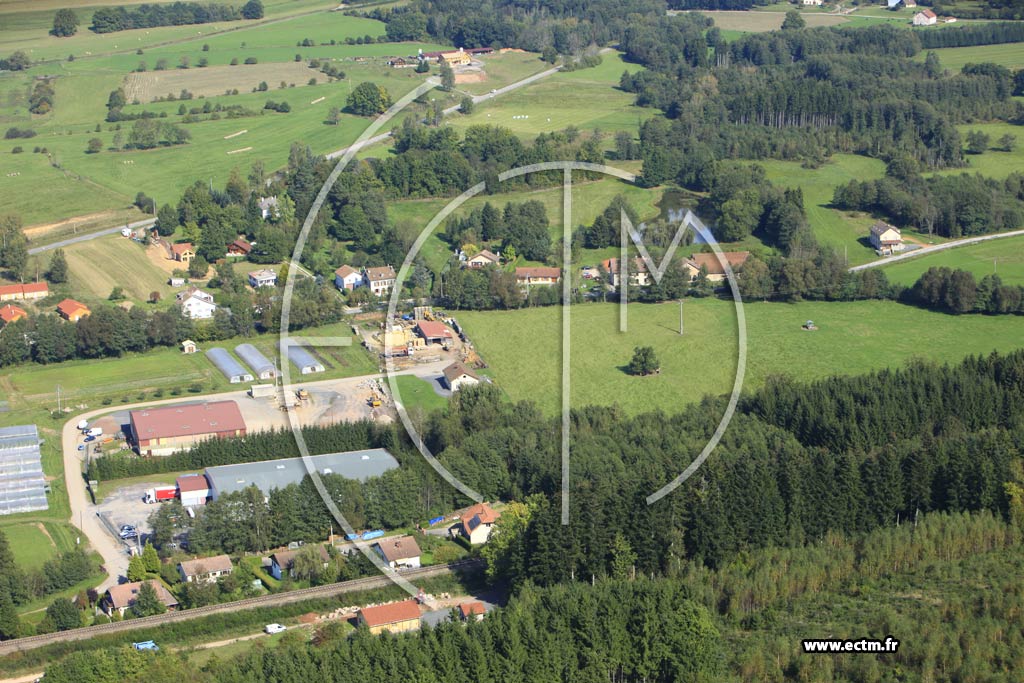 Photo arienne de Provenchres-sur-Fave