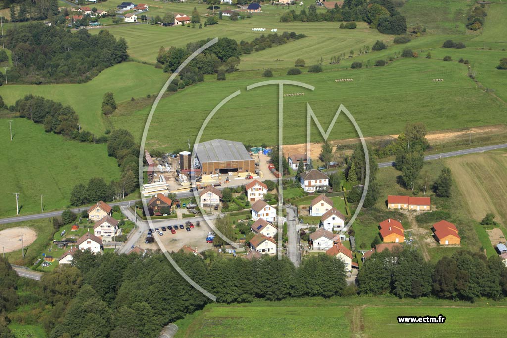 Photo arienne de Provenchres-sur-Fave