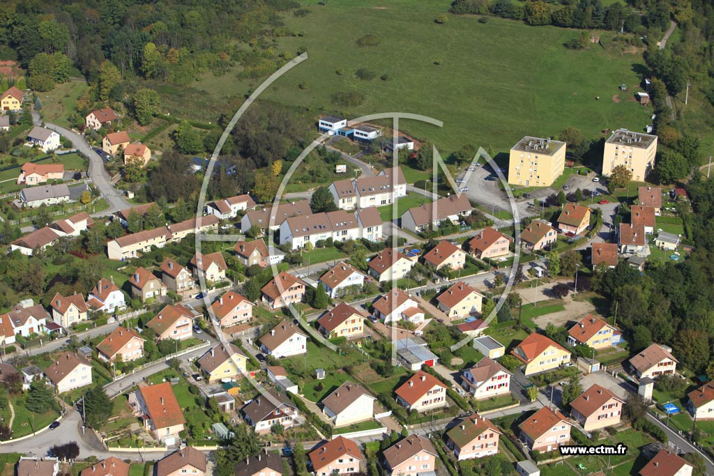Photo arienne de Saint-Di-des-Vosges (Cit des Castors)