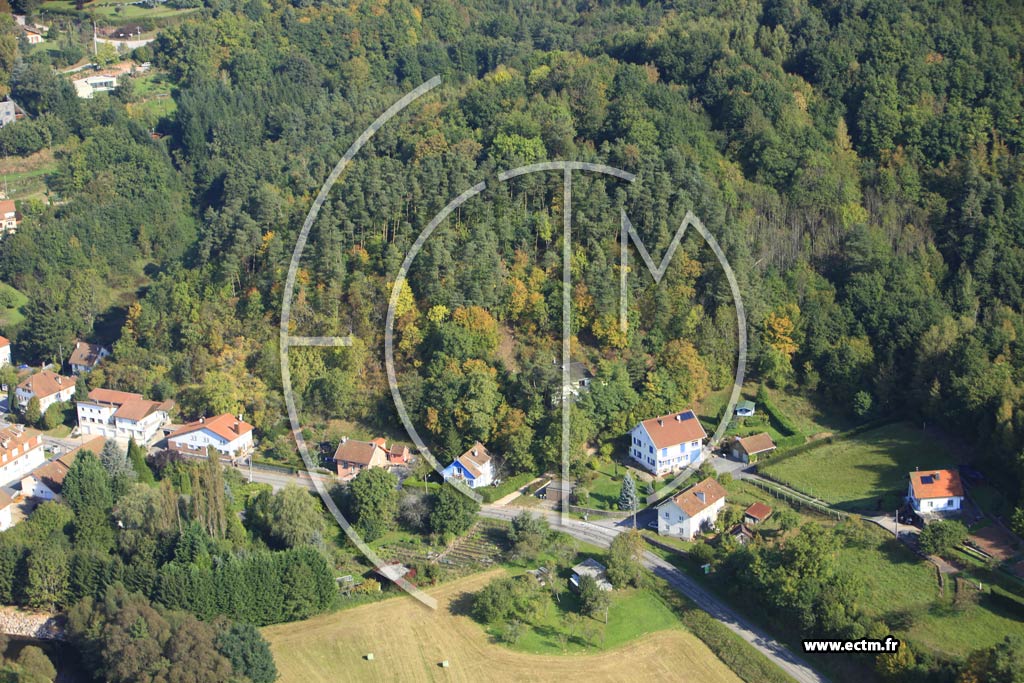 Photo arienne de Saint-Di-des-Vosges (Gratin)