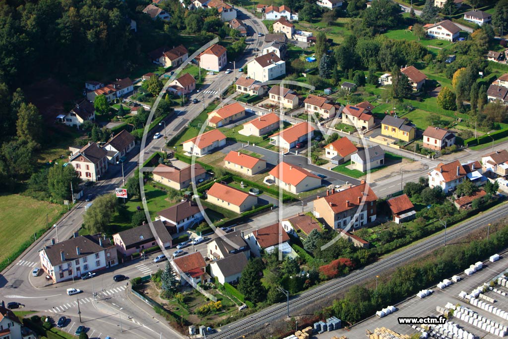 Photo arienne de Saint-Di-des-Vosges (La Mirandole)