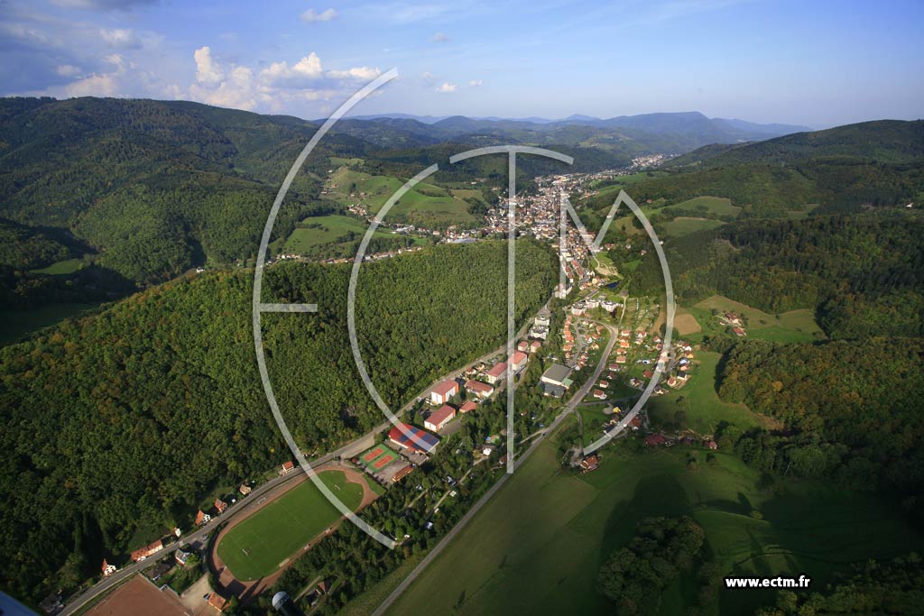 Photo arienne de Sainte-Marie-aux-Mines