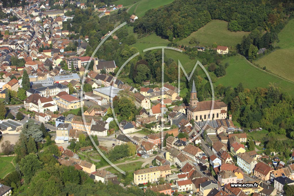 Photo arienne de Sainte-Marie-aux-Mines