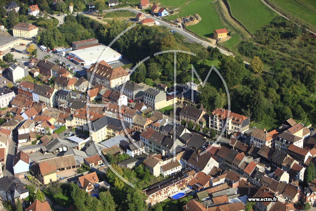 Photo arienne de Sainte-Marie-aux-Mines