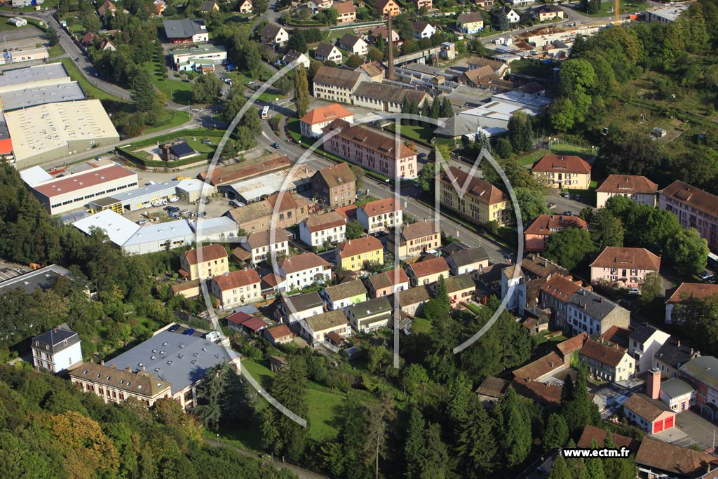 Photo arienne de Sainte-Marie-aux-Mines