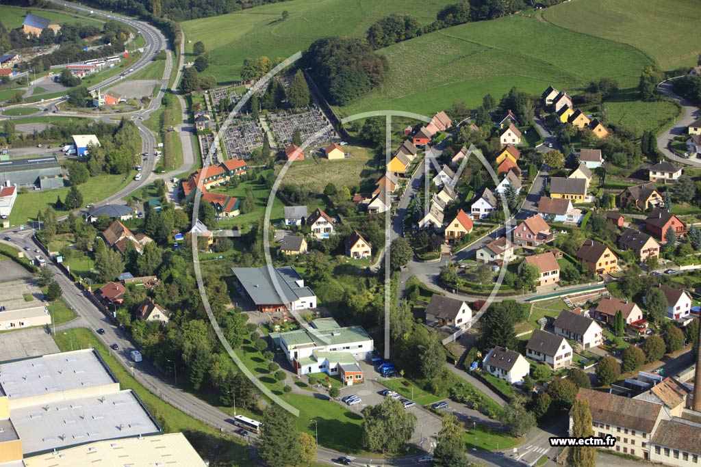 Photo arienne de Sainte-Marie-aux-Mines