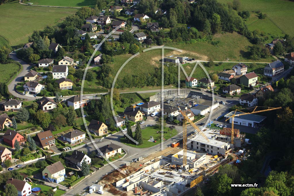 Photo arienne de Sainte-Marie-aux-Mines