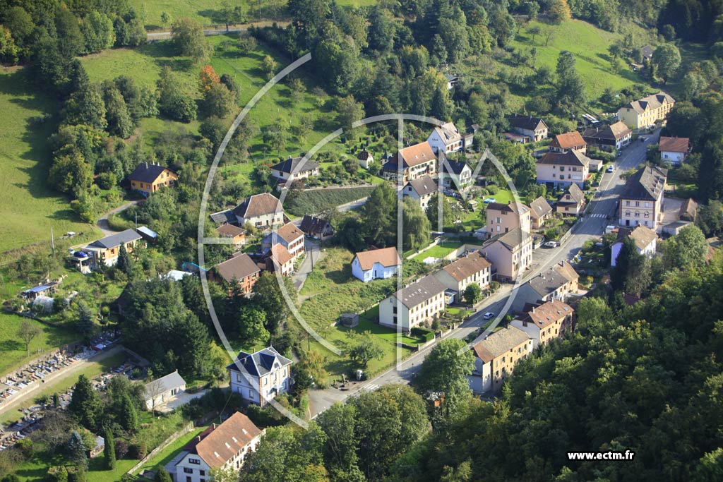 Photo arienne de Sainte-Marie-aux-Mines