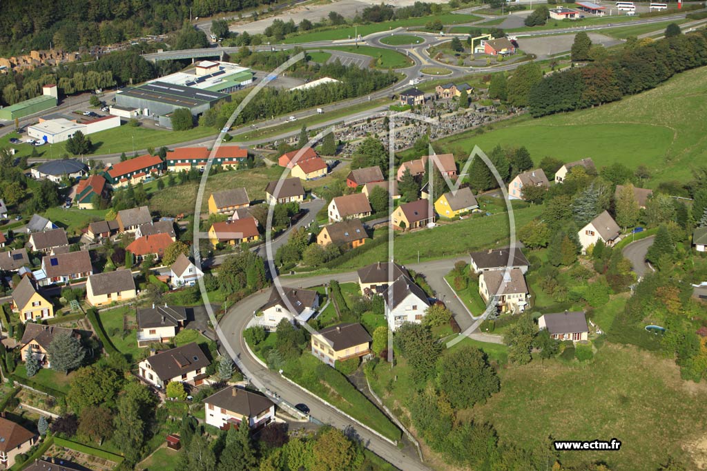 Photo arienne de Sainte-Marie-aux-Mines