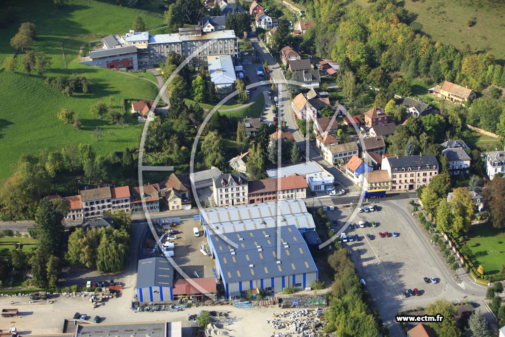 Photo arienne de Sainte-Marie-aux-Mines