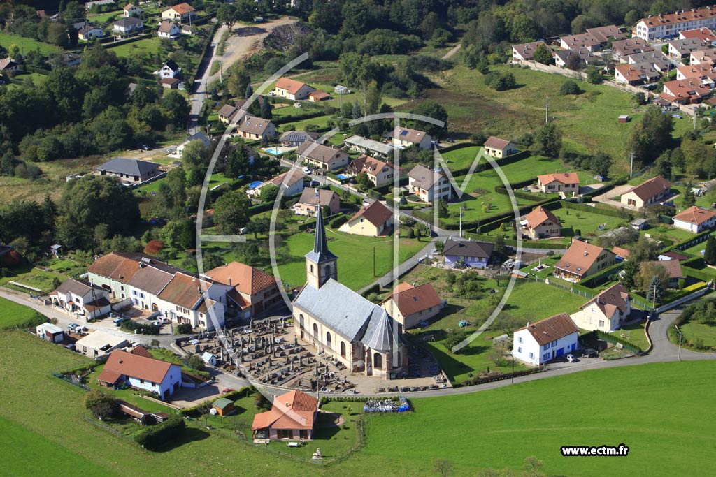 Photo arienne de Vieux-Moulin (Saint-Maurice)