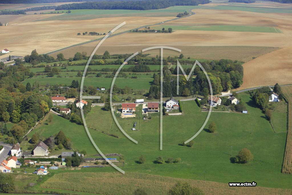 Photo arienne de Fresne-Saint-Mams