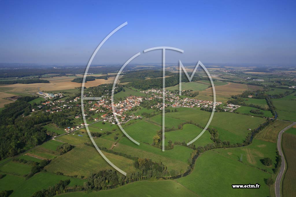 Photo arienne de Montigny-ls-Vesoul