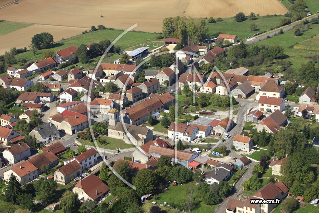 Photo arienne de Neuvelle-ls-la-Charit