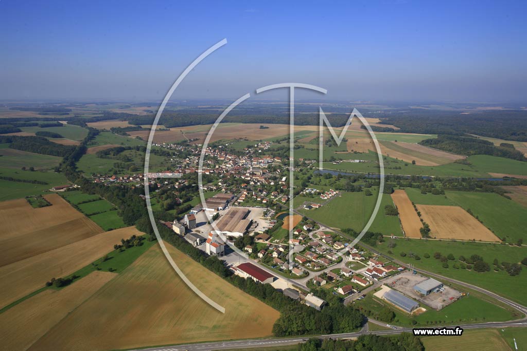 Photo arienne de Noidans-le-Ferroux