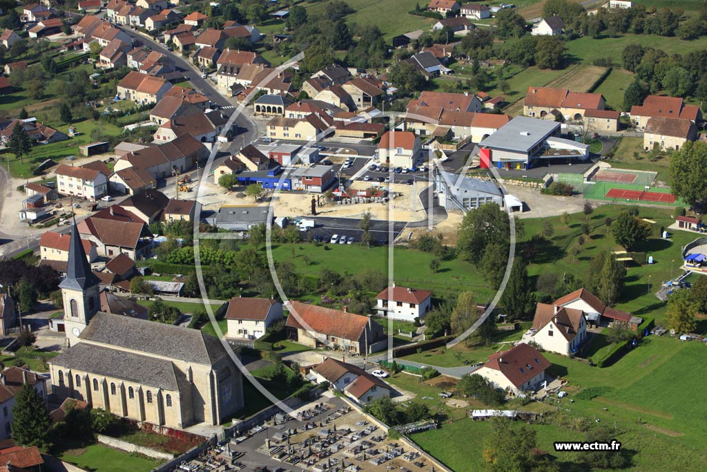 Photo arienne de Noidans-le-Ferroux