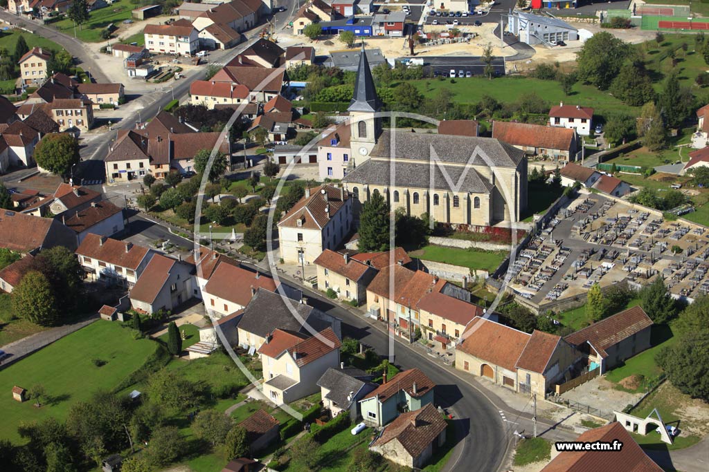 Photo arienne de Noidans-le-Ferroux