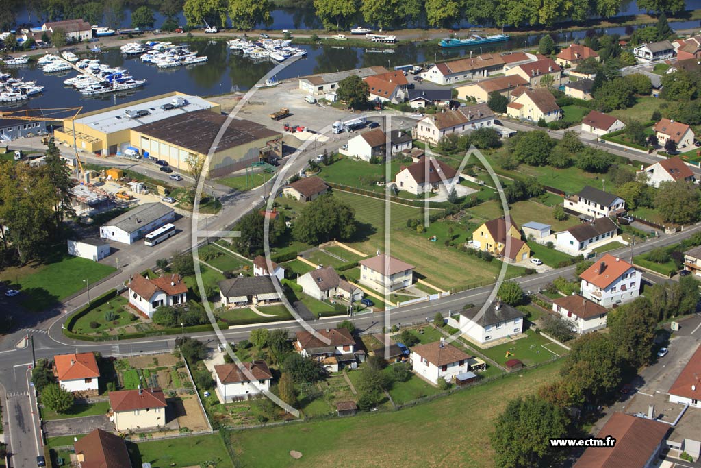 Photo arienne de Port-sur-Sane