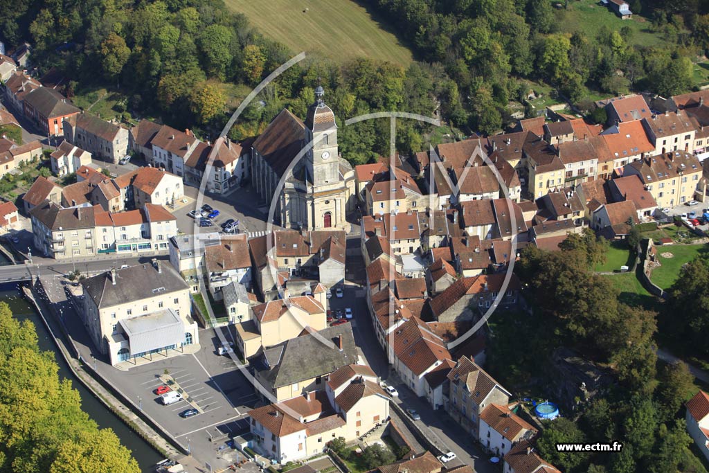 Photo arienne de Port-sur-Sane