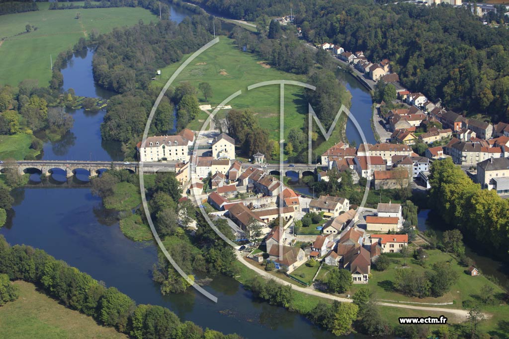 Photo arienne de Port-sur-Sane