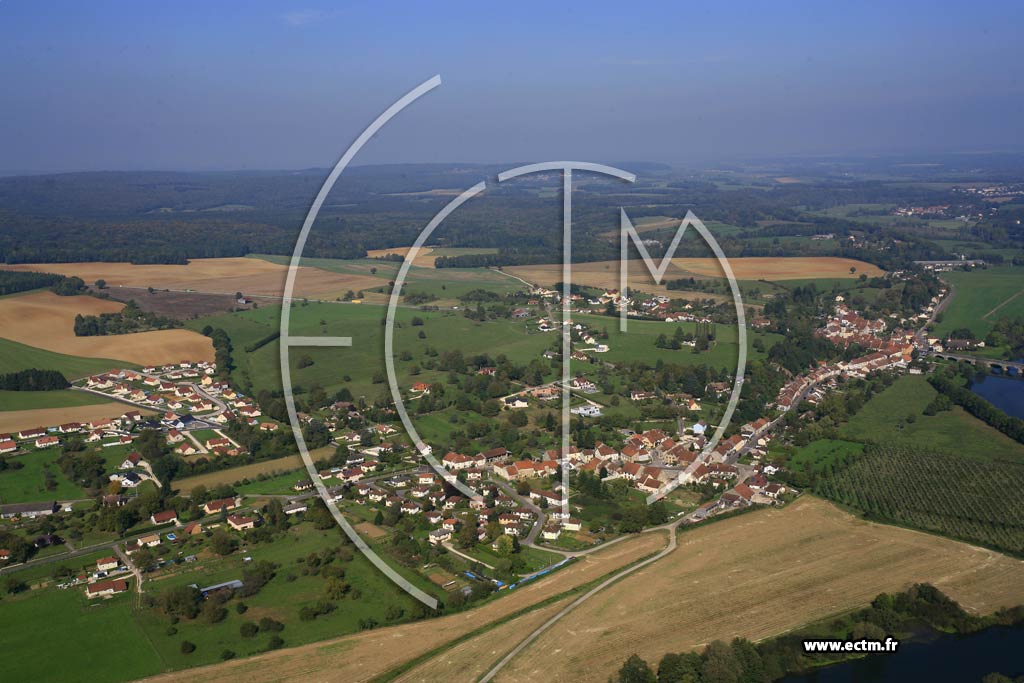 Photo arienne de Port-sur-Sane (Magny)