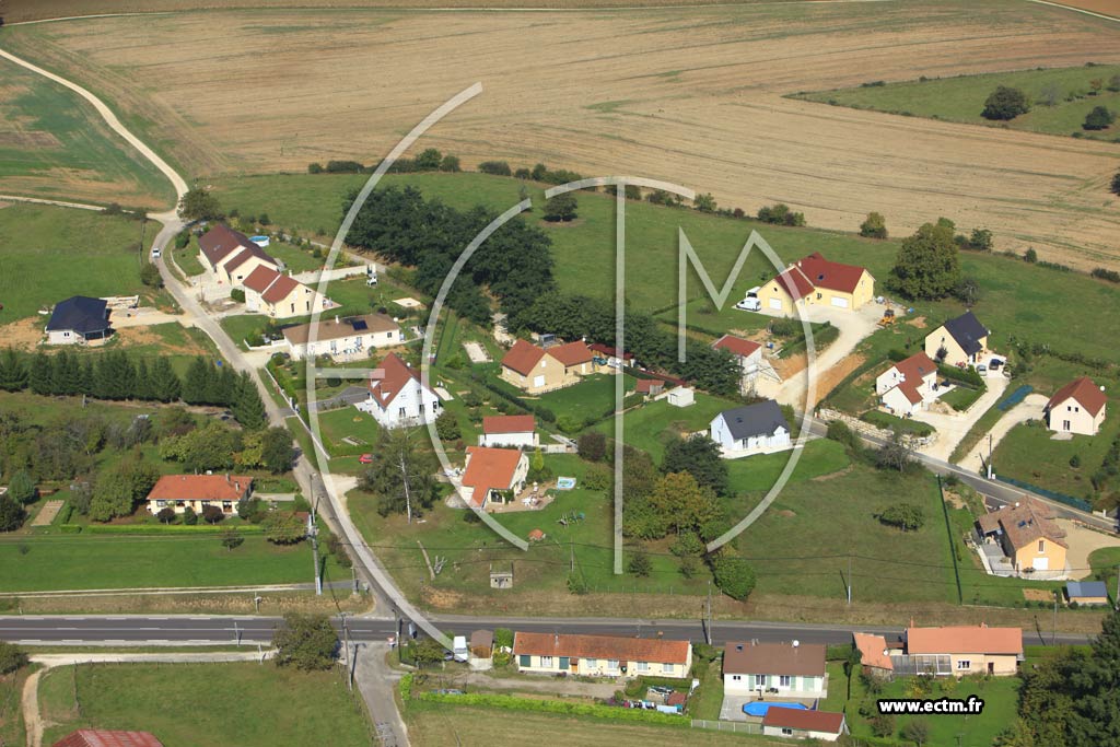 Photo arienne de Port-sur-Sane (Saint-Valre)