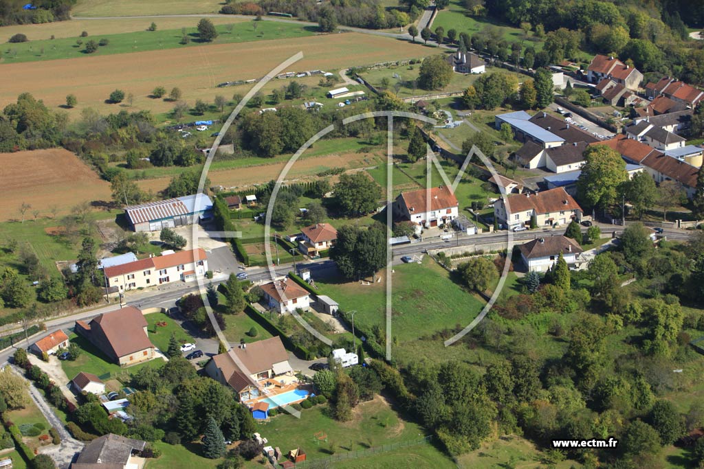 Photo arienne de Scey-sur-Sane-et-Saint-Albin