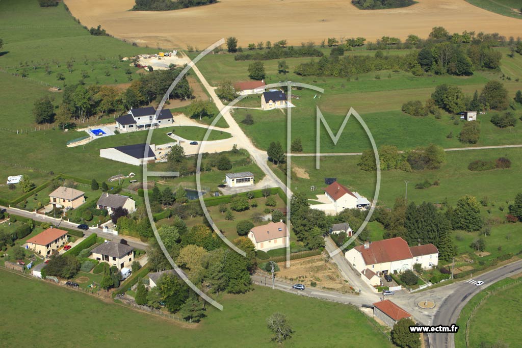 Photo arienne de Vy-le-Ferroux