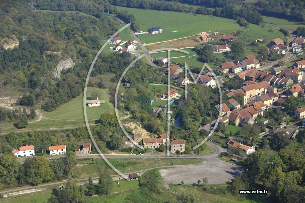 Photo arienne de Calmoutier