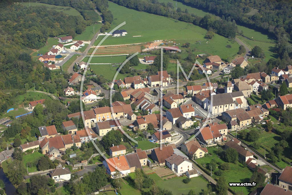 Photo arienne de Calmoutier