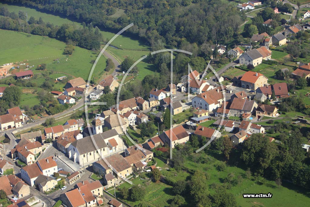 Photo arienne de Calmoutier