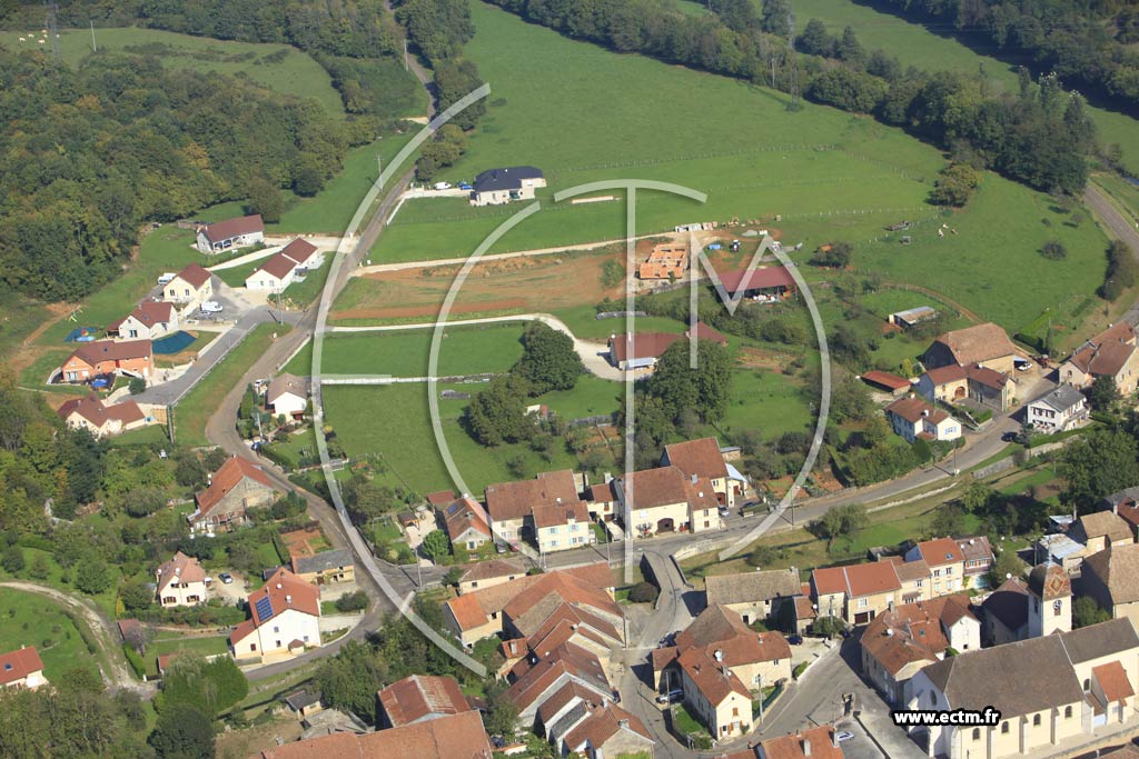 Photo arienne de Calmoutier