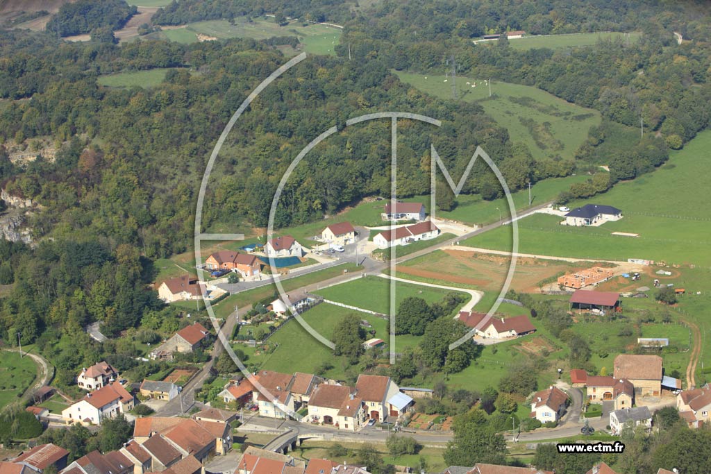 Photo arienne de Calmoutier