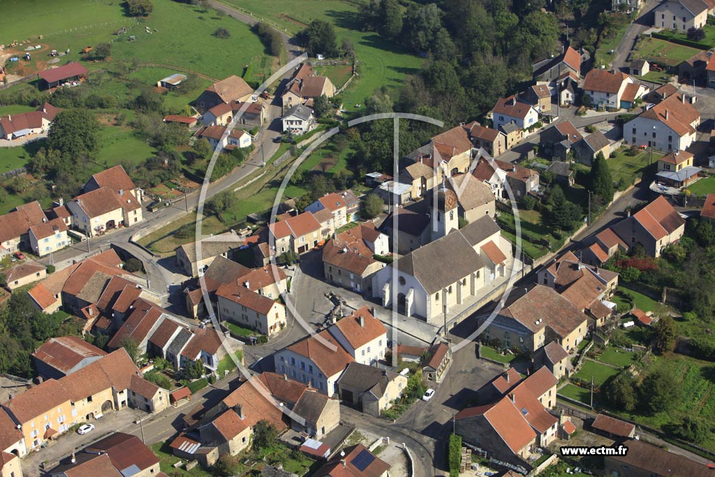 Photo arienne de Calmoutier