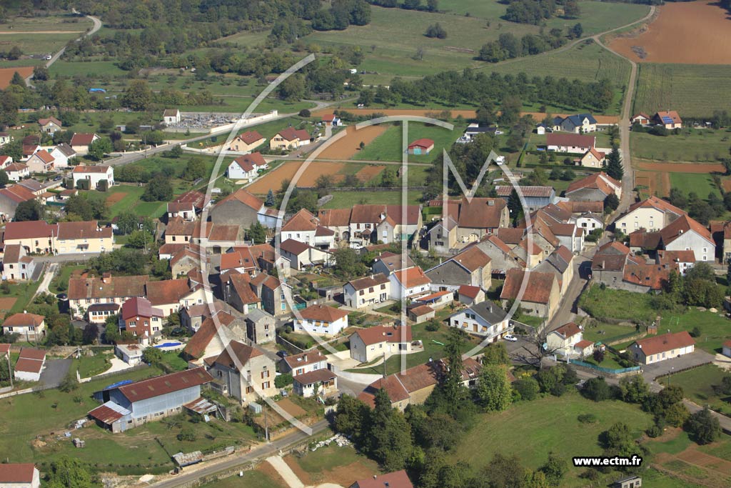 Photo arienne de Fleurey-ls-Faverney