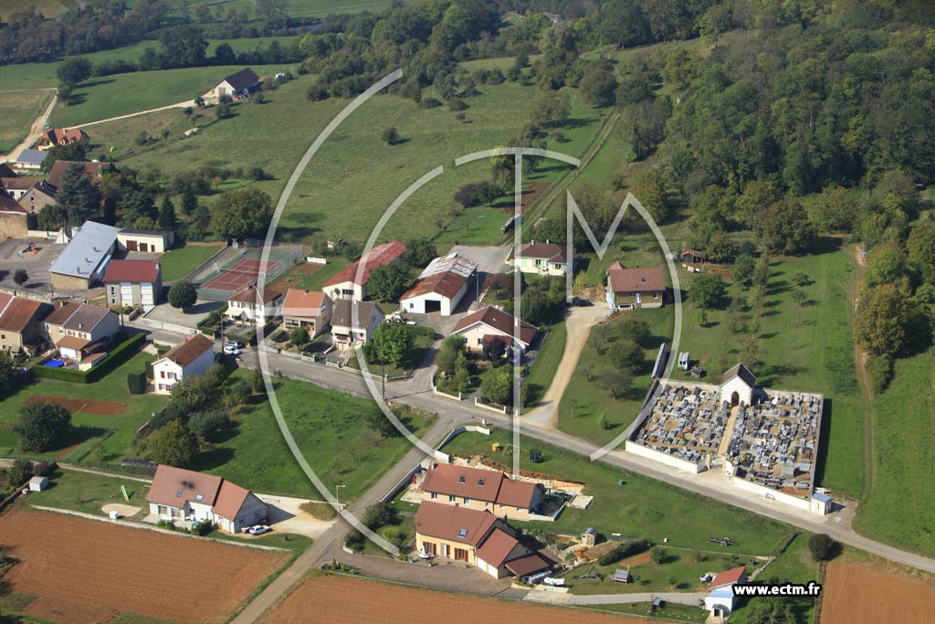 Photo arienne de Fleurey-ls-Faverney