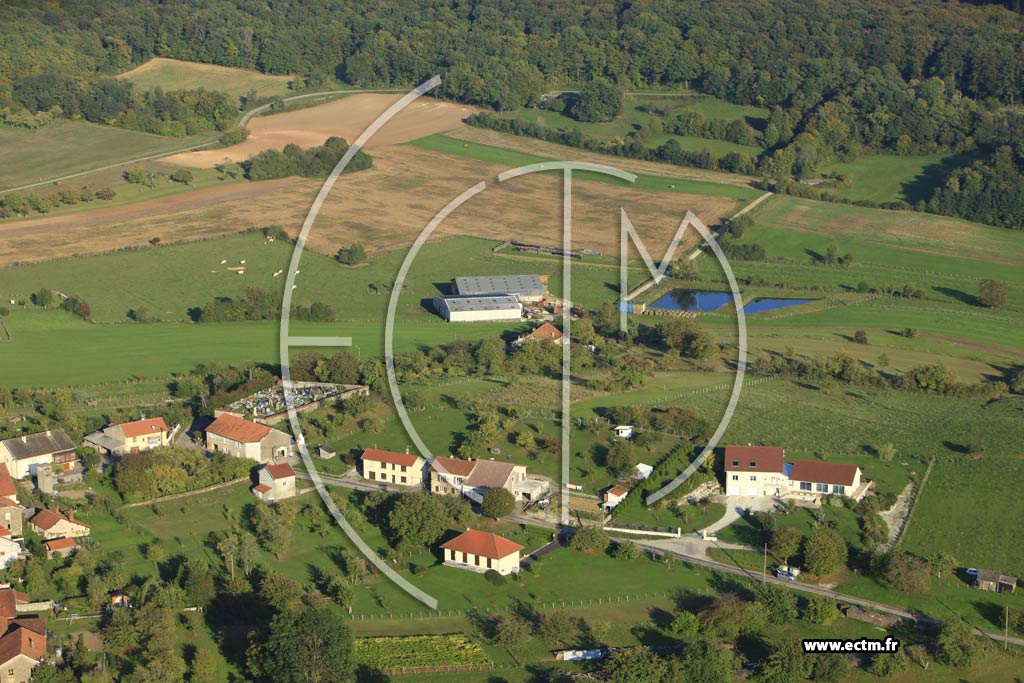 Photo arienne de Neurey-en-Vaux