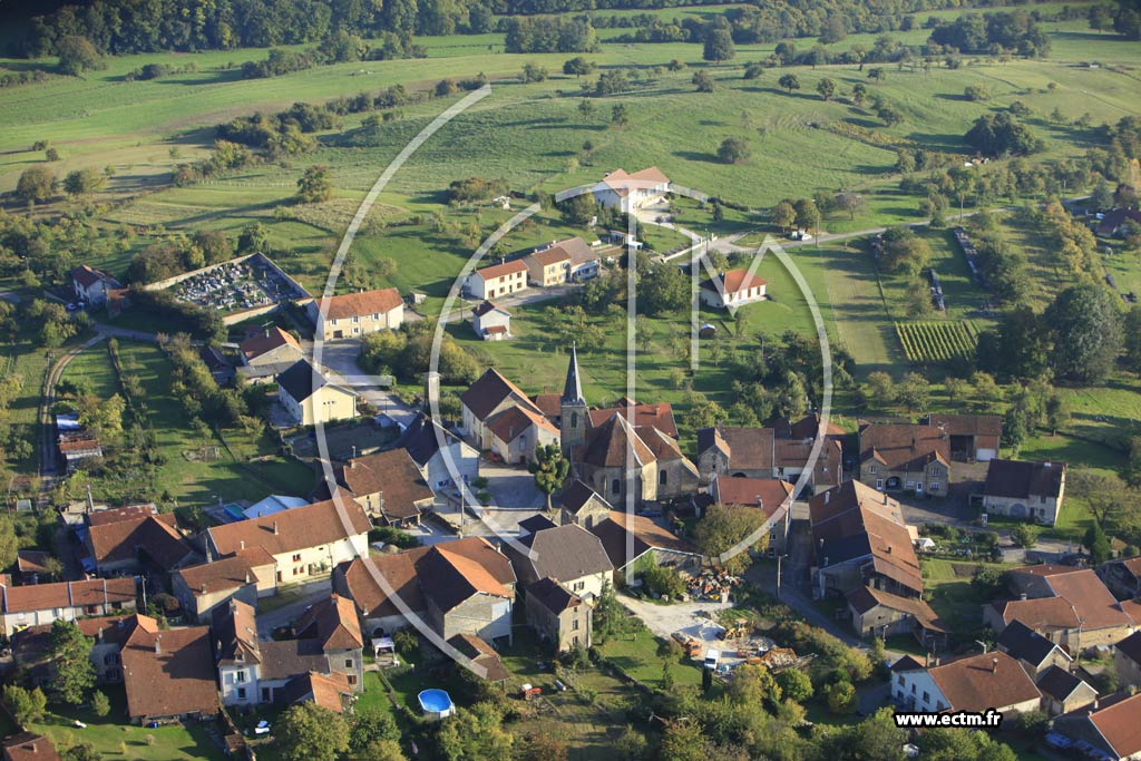 Photo arienne de Neurey-en-Vaux