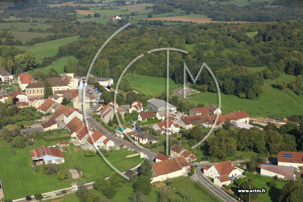 Photo arienne de Neurey-ls-la-Demie