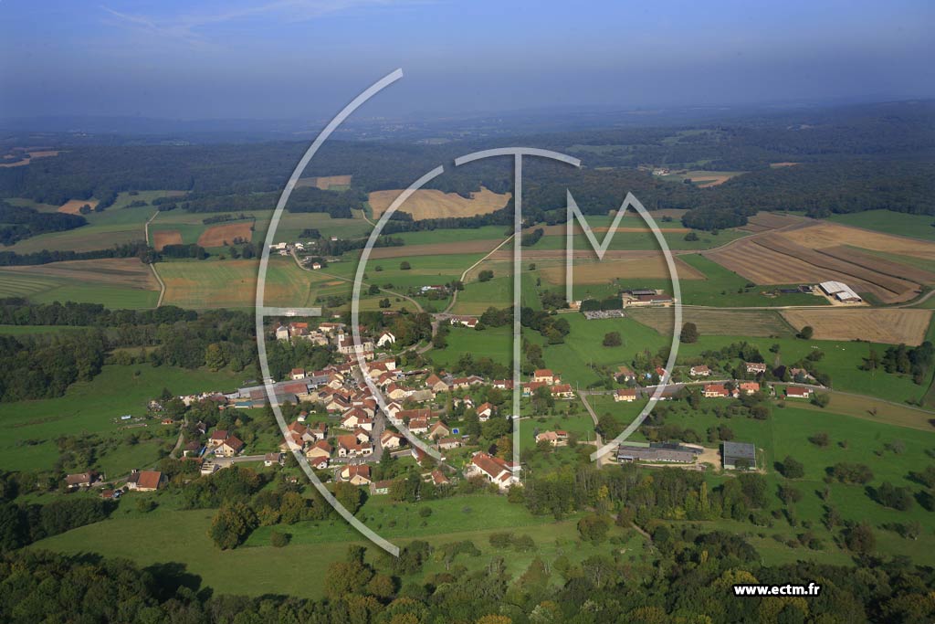 Photo arienne de Vallerois-le-Bois