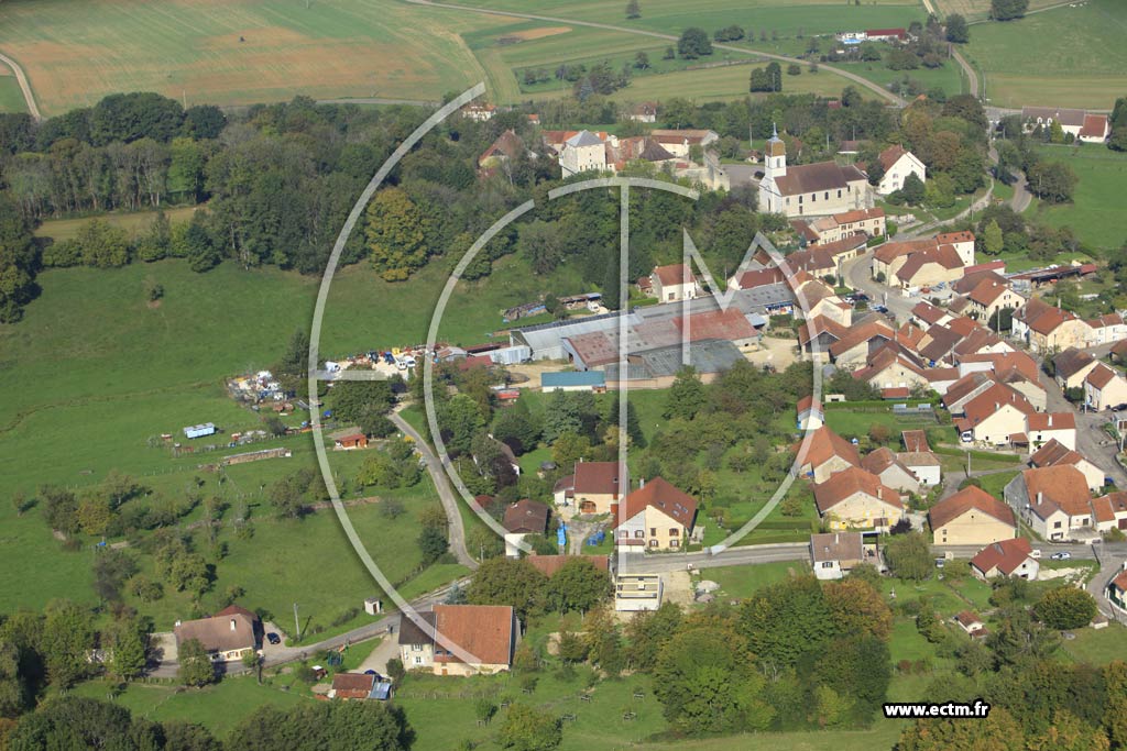 Photo arienne de Vallerois-le-Bois