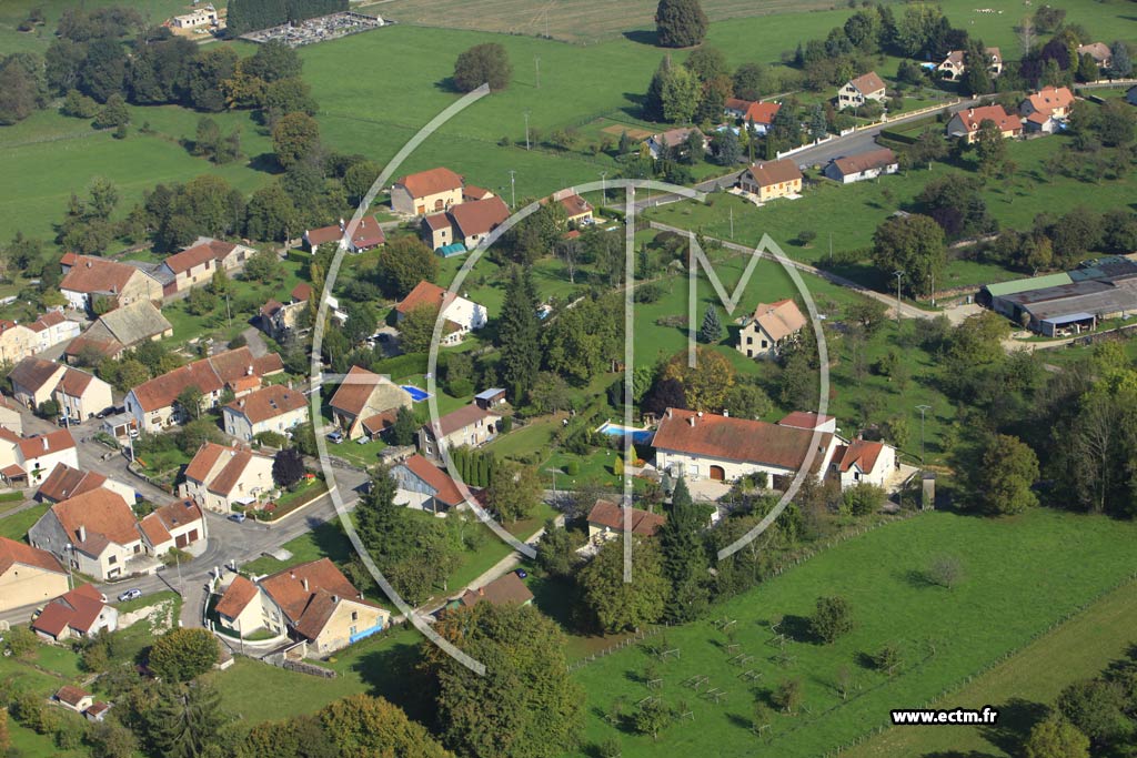 Photo arienne de Vallerois-le-Bois