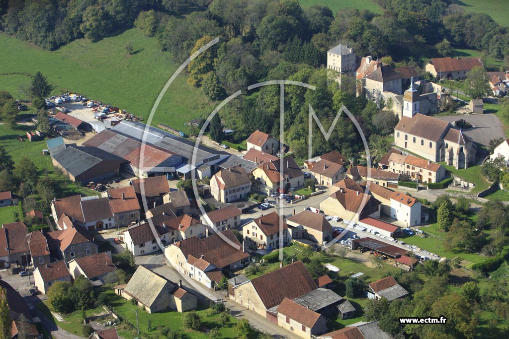 Photo arienne de Vallerois-le-Bois