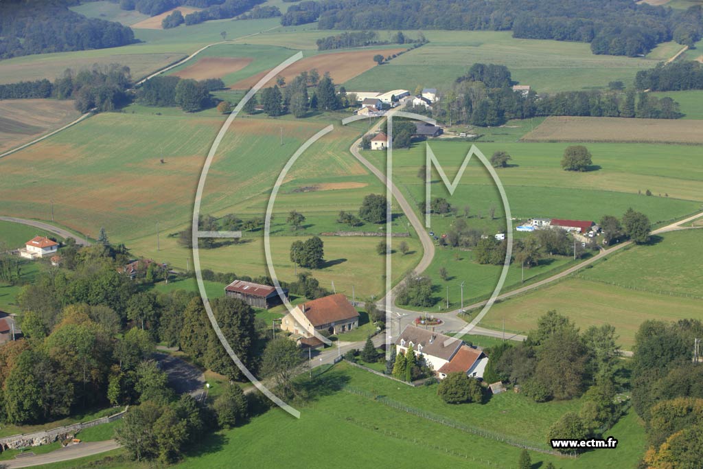 Photo arienne de Vallerois-le-Bois