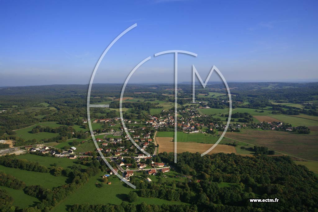 Photo arienne de Villers-le-Sec