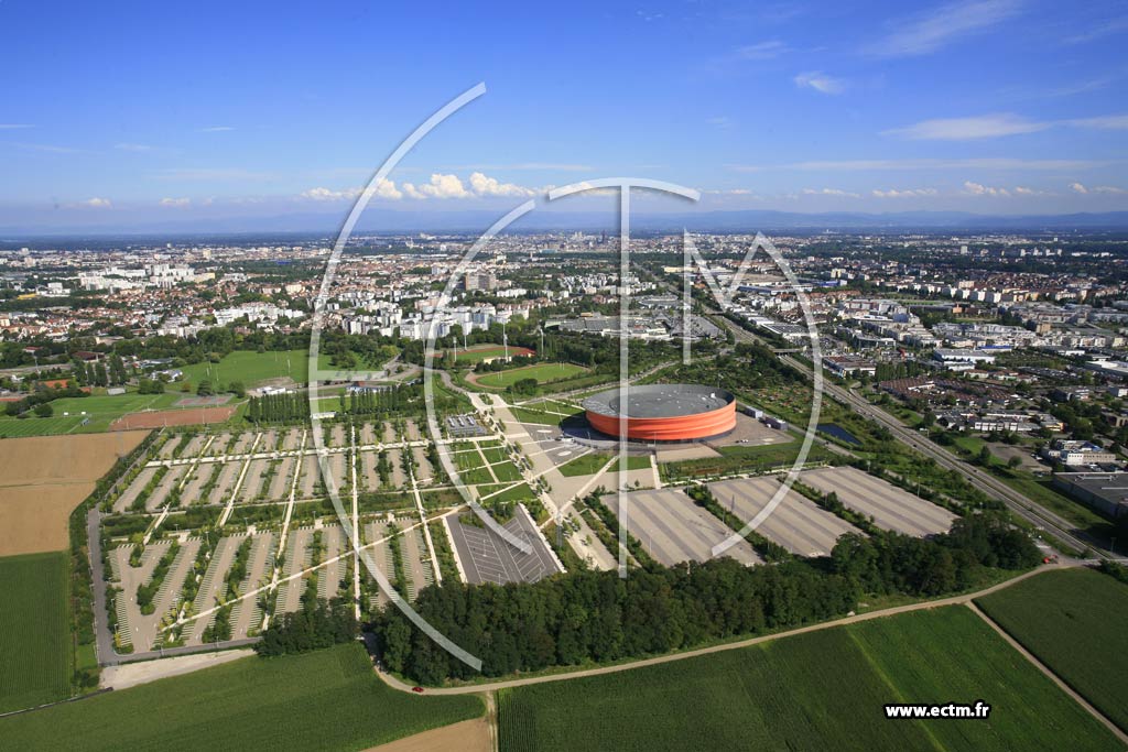 Photo arienne de Eckbolsheim (Zenith de Strasbourg)